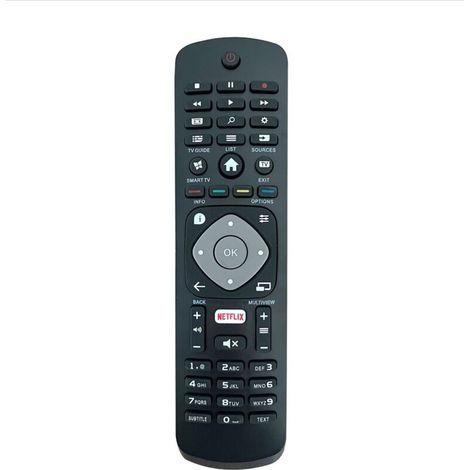 élécommande et émetteur mural pour motorisations Nouvelle télécommande TV Philips de remplacement pour tous les téléviseurs intelligents Philips-5pcs (1/4)