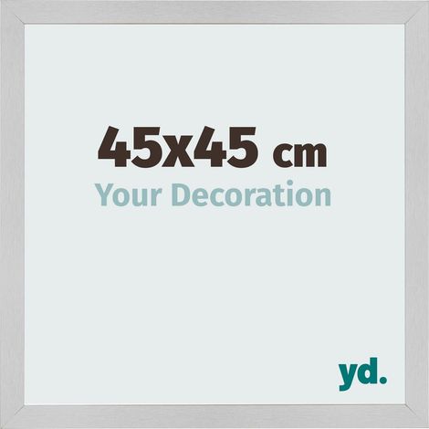 yd. - Cadre photo 45x45 - Acier Inoxydable - MDF - Bologna (1/5)