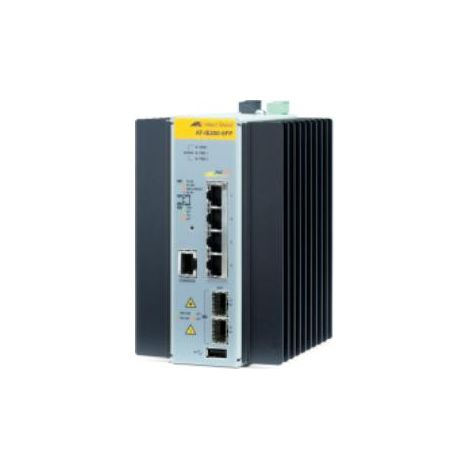 Allied Telesis AT-IE200-6FP-80 Gestionado L2 Fast Ethernet (10/100) Energía sobre Ethernet (PoE) Negro, Gris
