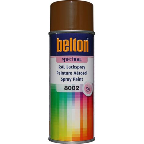 Pintura en aerosol Spectral Marrón Seguridad 8002 400 ml - Belton