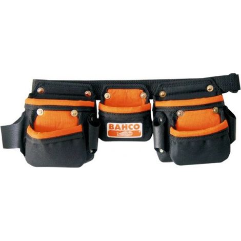 BAHCO - Ceinture enfant à 3 mini-sacoches, 430 mm x 60 mm x 150 mm