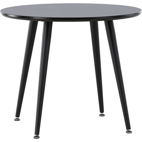 Plaza table de salle à manger pour enfants Ø60 cm noir. (1/5)