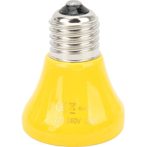 Lampada riscaldante in ceramica per rettili, mini riscaldatore a infrarossi per anfibi, rettili e lucertole, 220-240V (1/5)