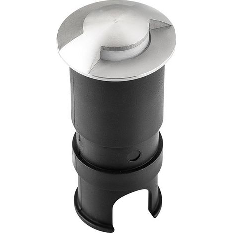 Spot Encastrable Extérieur de Sol Rond LED D48 3W Symétrique IP65 Hors Transfo ZAMBELIS - Blanc chaud - 3000K (1/2)