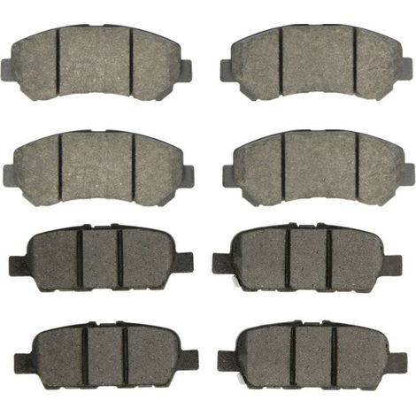 Pastiglie freno anteriori  posteriori per nissan qashqai +2 dal 2010-2017