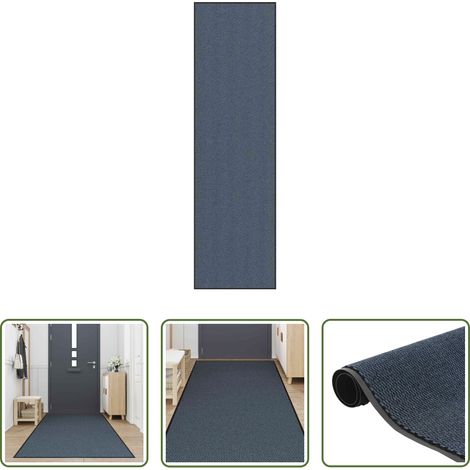 vidaXL Paillasson en polypropylène - Paillasson bleu 115x400 cm (1/5)