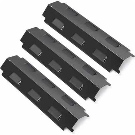 37cm Universal Heat Diffuser Accessory for Charbroil, Fire Mountain, Uniflame, Barbecook, CCLIFE, Landmann, Proficook, Porcelain Steel Hot Plate Spare Part, Pack of 4 (1/4)