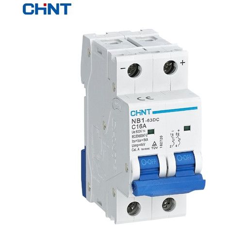 Interruttore magnetorermico 2 P 25A DC.500V