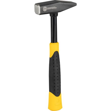 PICARD Schlosserhammer BVB-Look 500 g Länge 285 mm Stiellänge 285 mmStahlrohr Deutsche Form Bahn glatt (1/5)