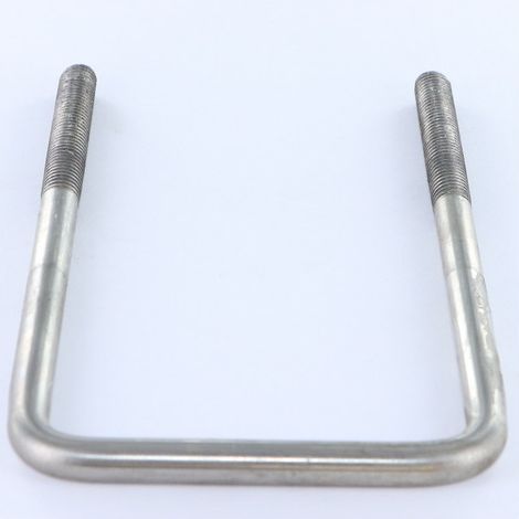 Etrier Fond droit ou plat 124X67X124 M8/50/50 Inox A2-1 pièce