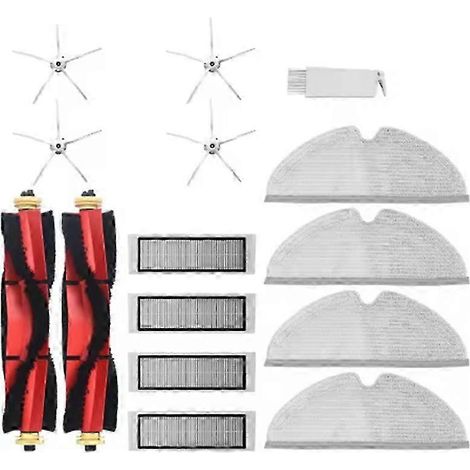 15-teiliges Set für Roborock S5 MAX, S50 MAX, S55 MAX und S6 MAXV Staubsauger, inklusive Hauptseitenbürste und JH3 Reinigungsfilter (1/5)