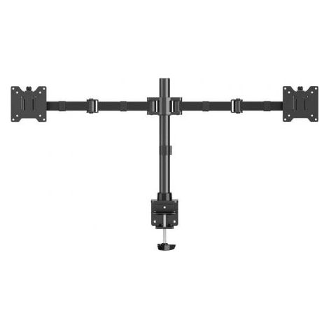 AISENS - SOPORTE DE MESA ECO GIRATORIO E INCLINABLE PARA MONITOR/TV 20KG (3 PIVOTES, 2 BRAZOS) DE 17-35, NEGRO (1/2)