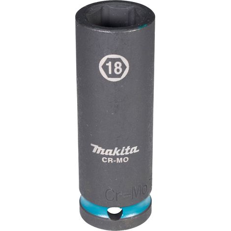 Makita E-16483 Clé à douille 1/2" SW18 Impact Black longue