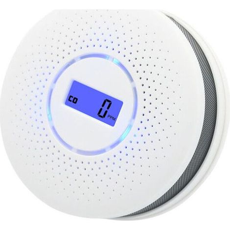 GROOFOO Detecteur Monoxyde Carbone, Detecteur de Fumé, Alarme Maison Monoxyde Carbone Fumee, Affichage Numérique LCD Haute Précision de Faible Puissance, Détecteur de Fumée et de Monoxyde de Carbone 2 (1/4)