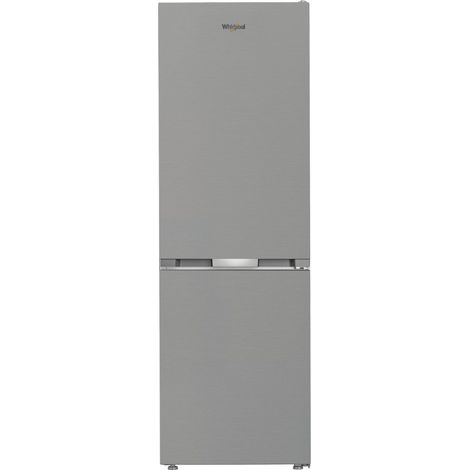 Whirlpool – Réfrigérateur-congélateur pose libre 325 L inox – Froid statique avec dégivrage automatique – Congélateur NoFrost 6 kg/24 h – Installation Xlent Fit (1/5)