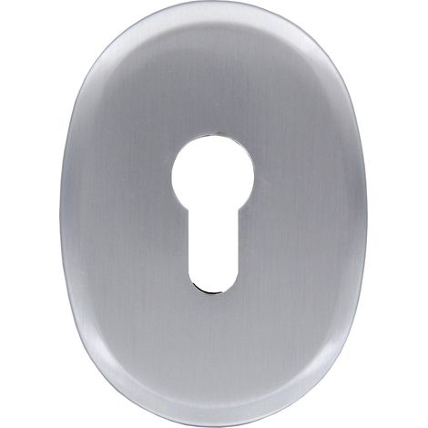 1PZ BOCCHETTA PROFILO EUROPEO ART.F0234 CROMO SATINATO (1/2)