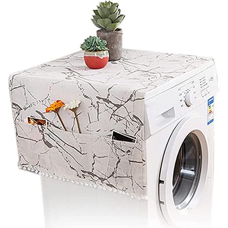 Housse anti-poussière pour réfrigérateur et congélateur, housse anti-poussière adaptée pour réfrigérateur et congélateur, housse anti-poussière pour lave-linge-AquaForge (1/4)