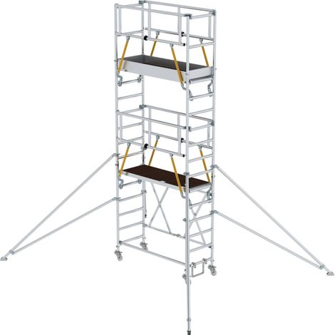 MUNK Klappgerüst SG 0,75x1,80m mit Ausleger und Sicherheitsgeländer 6,04m AH