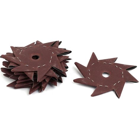 4-Zoll 180-Nadelrad-geformtes achteckiges Schleifpapier-Polierwerkzeug 10pcs (505ed307cefbe971a5e231 (1/3)