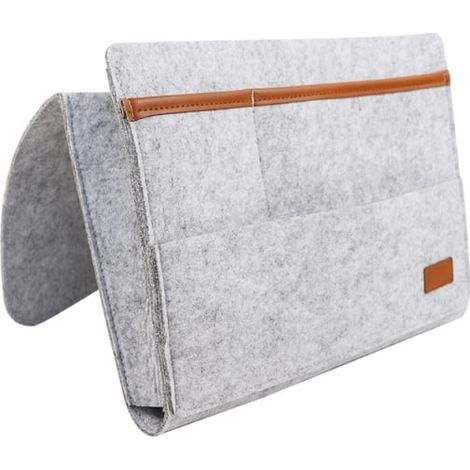 Sac de rangement en feutre gris pour vêtements, voyages et placards, adapté aux espaces intérieurs et à un usage quotidien.-AquaForge (1/2)