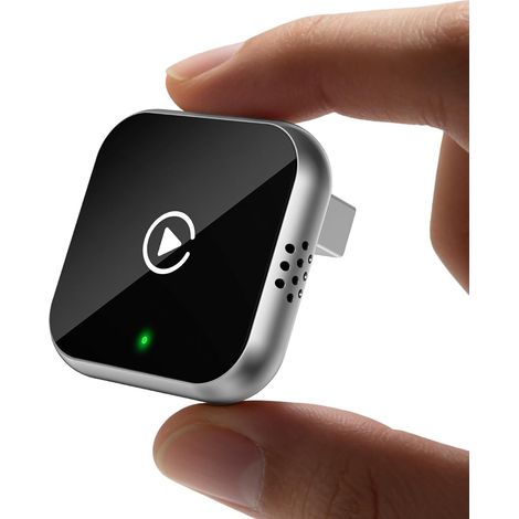 Adaptador CarPlay inalámbrico Nueva edición 2026, Interfaz Type-C/USB, Conexión Rápida y Estable, Compatible Con Vehículos Fabricados Después de 2016 (Argento)