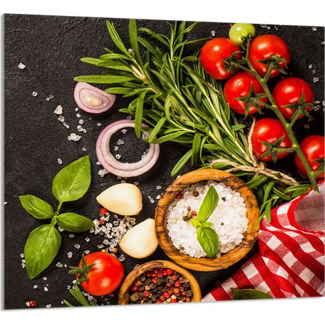PANNELLO IN VETRO PER CUCINA 65x60 Food (1/5)
