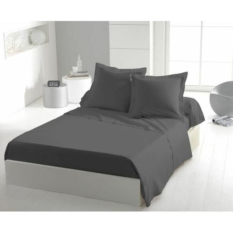 Home Linge Passion Mikrofaser Spannbettlaken anthrazit 240x300 cm (1/4)