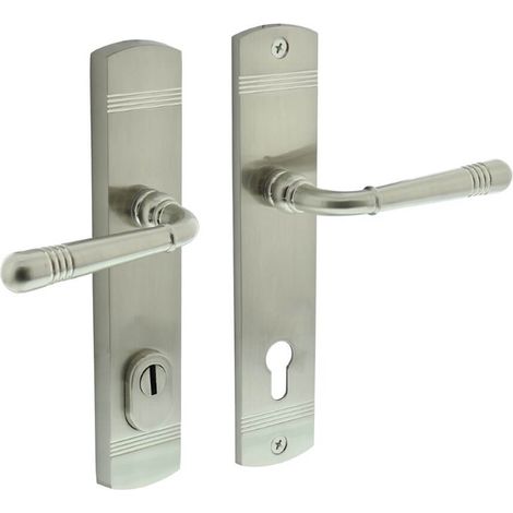 Quincaillerie de porte dérobée Helena PC 92mm nickel mat - 0019.377749