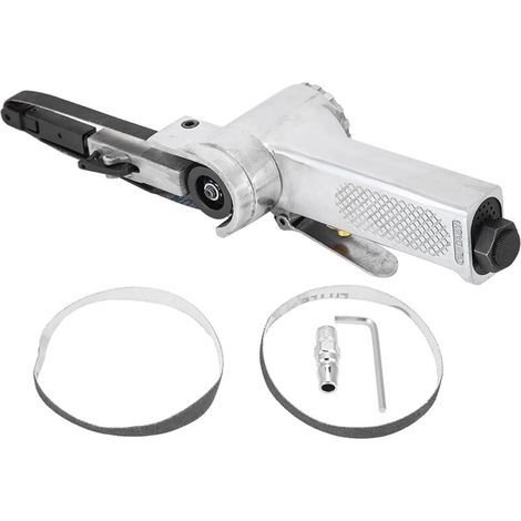 Ponceuse à Bande Pneumatique, Ponceuse à Bande Outil Polissage Pneumatique Ponceuse Bande 10mm 330mm Divers Véhicule Voiture Outils Pneumatiques Lime à Doigt (1/5)