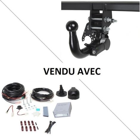 Attelage Mercedes CLA y compris Pack AMG (C118 03/19-) RDSOV + faisceau universel 7 broches + boitier électronique