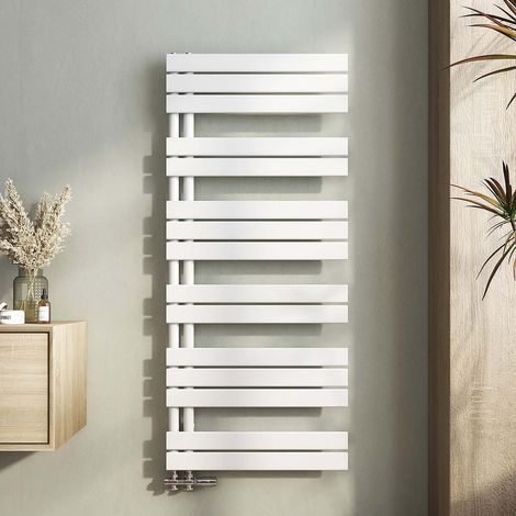 Heilmetz Handtuchheizkörper Weiß Badheizkorper 600x1385mm Flach Design Handtuchwarmwasser Seitenanschluss