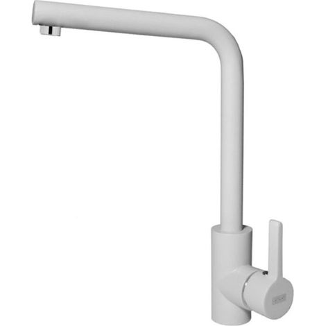 Elleci MGKS0168 Shell S01 Miscelatore Monocomando Cucina Canna Alta Beccuccio Estraibile Granitek colore Bianco (1/2)
