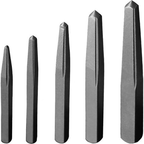 5-teiliges Schraubenausdreher-Set, Ausdreher für beschädigte und abgebrochene Schrauben, Ausdreher zum einfachen Entfernen abgenutzter Schrauben, Vierkant-Ausdreher, für Heimwerker und Reparaturen (1/5)