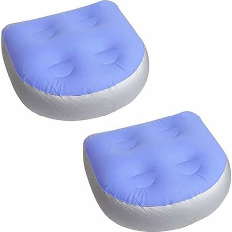 Lot de 2 coussins gonflables gonflables pour spa,et piscines avec 4 ventouses (1/5)