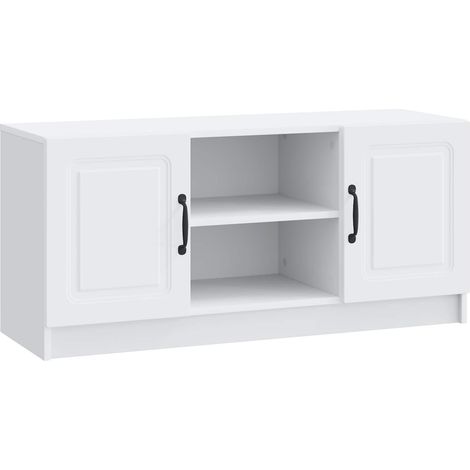 TV Cabinet White 102 x 34.5 x 47 cm Engineered Wood vidaXL