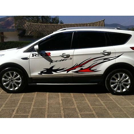 Autocollants de voiture complets Anime Dragon Flamme Totem (1/3)