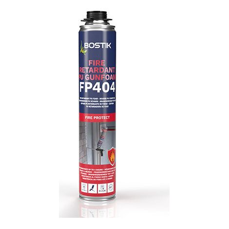 Bostik FP404 Mousse PU Coupe-Feu – Résistance au Feu – Isolation Fumées, Gaz & Bruit – Application Pistolable – Usage Intérieur/Extérieur -Aérosol 750 ml (1/5)