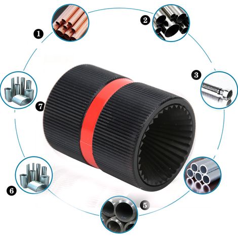Alésoir en acier inoxydable pour tubes, outil d'ébavurage et de chanfreinage intérieur/extérieur 6-35 mm (1/5)