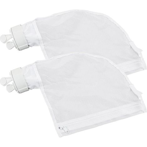 Pool Cleaner Bag, Replacement Zippered Nylon Pouch for Polaris 280 and 480 Pool Cleaner Parts (2 Pack)
