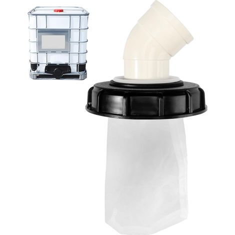 Filtre de Couvercle IBC 45 °, 45° Couvercle de Réservoir IBC avec Filtre en Nylon Lavable, 165mm Filtres À Couvercle IBC Accessoires pour Réservoir Eau de Pluie DN 150 (1/5)
