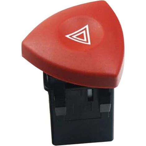 Interrupteur d'avertissement de danger interrupteur de flash d'urgence à bouton poussoir 8200442724 Pour Renault Trafic Espace Laguna Pour Opel Vauxhall Vivaro Pour Nissan (1/4)