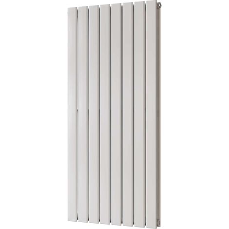 Typhoon - White Vertical Radiator H1200mm x W544mm Double Panel