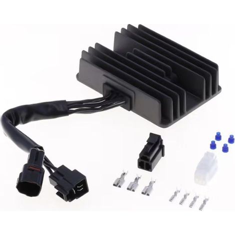 Regulador de voltaje Athena 2025/09 para Suzuki DL 650 V-strom '08-'23, GSF 650/1250 Bandit '07-'17, GSR 750 '11-'17, GSX-R 600/1000 '05-'17, VL 1500 Intruder '05-'09 (OEM: 3280047H00000)