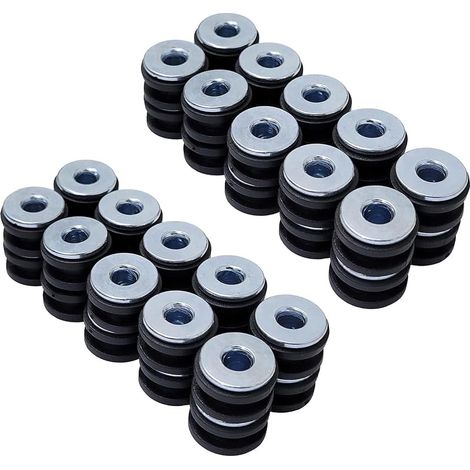 Lot de 40 œillets en caoutchouc M6 pour moto - Pièces de carénage - Rondelle tampon de soulagement de la pression - Coussin universel pour la plupart des motos (1/5)
