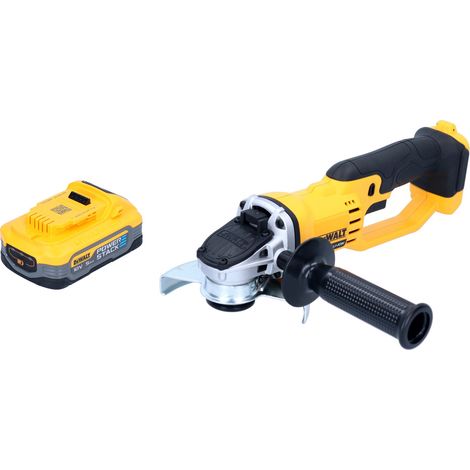 Amoladora angular sin cable DeWalt DCG 412 N 18 V 125 mm + 1x batería Powerstack 5,0 Ah - sin cargador (1/5)