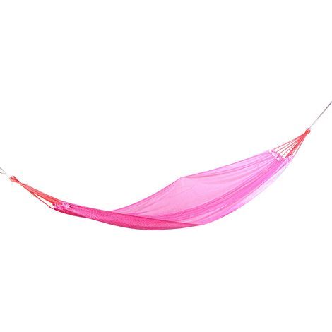 Tragbare, atmungsaktive Hängematte aus kleinem Netzgewebe für Outdoor-Aktivitäten wie Camping und Freizeit (1/5)