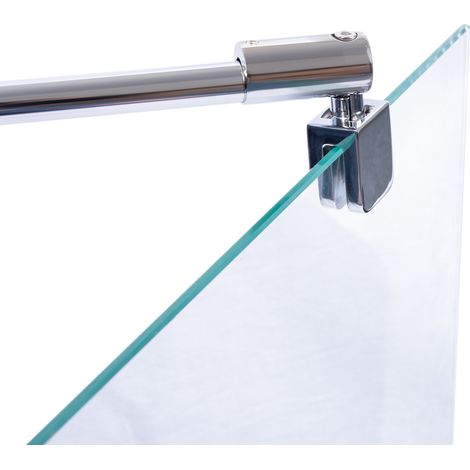 Barre de stabilisation murale pour paroi de douche 5-8 mm, barre de renfort, universelle à raccourcir Schulte, aspect chromé