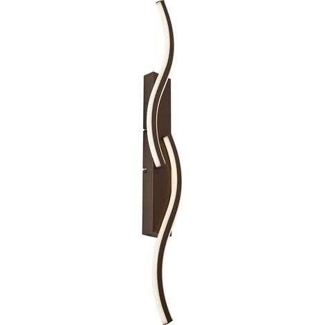 Design Wandleuchte Dunkelbronze 3-Stufen-Dimmbar 2-Licht - Bummy