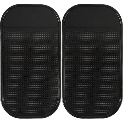 Tapis antidérapant pour tableau de bord de voiture, tapis en silicone auto-adhésif pour l'intérieur de la voiture, lavable et réutilisable, peut contenir des téléphones portables, des clés, des pièces (1/5)