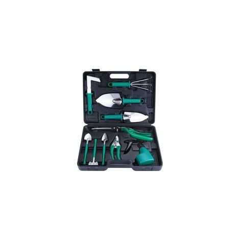 10-teiliges Gartengeräte-Set mit Tragetasche, ideales Geschenk für Gartenliebhaber. – Crezuo